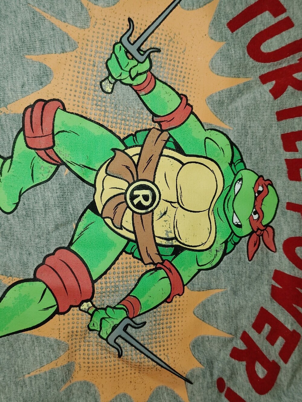 🐢 NWT 18 Months Nickelodeon TMNT Rafael Long Sleeve Graphic Tee - Picture 5 of 6